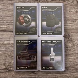 Limited Edition Hyundai Trading Cards Complete Set